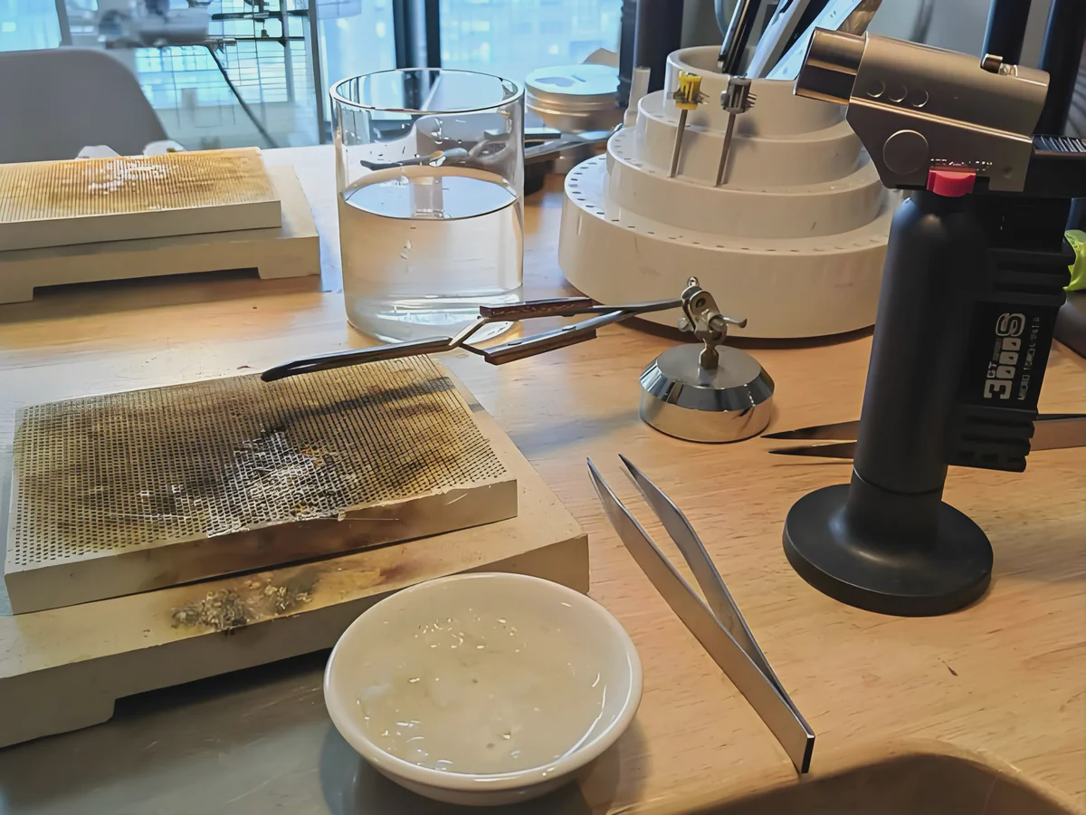 アクセサリー・ハンドメイド商品の展示